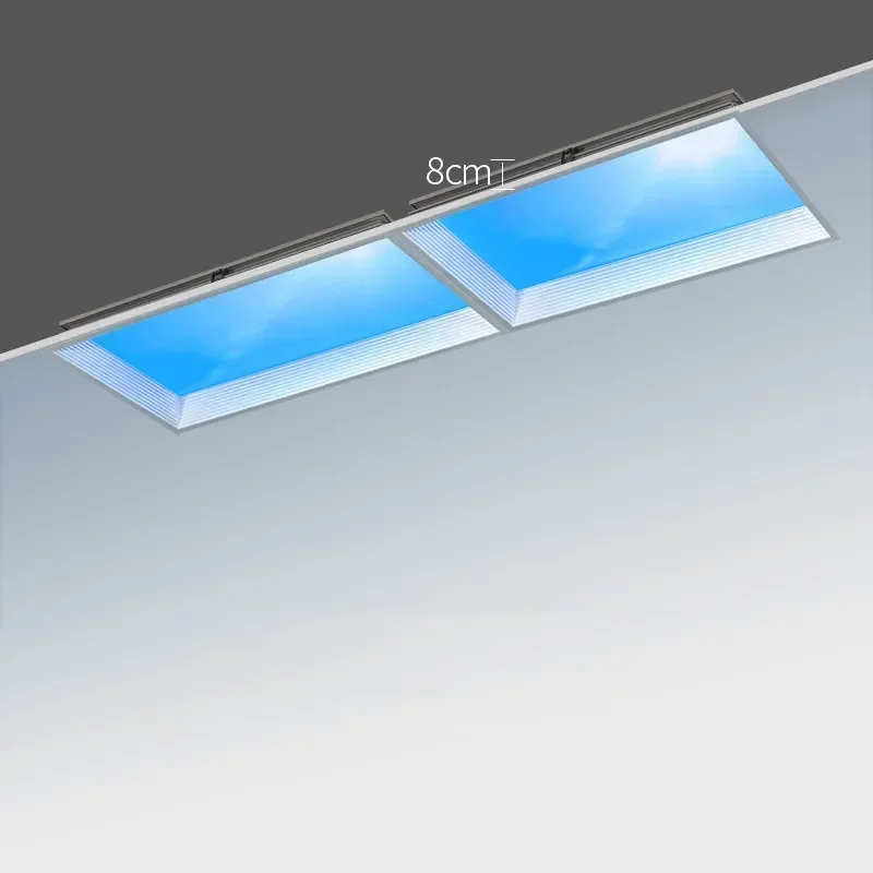220 فولت نمط جديد السماء الزرقاء مصباح السقف الذكي للحمام غرفة المعيشة المطبخ الإضاءة الطبيعية ديكور داخلي التحكم عن بعد والتطبيق