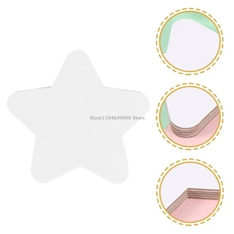 حزمة من 100 قطعة من الورق المقوى على شكل نجمة مقاس 3.5 بوصة للوحة إعلانات الفصل الدراسي لمشروع تزيين المنزل #2