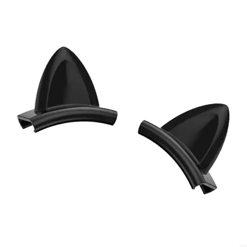 귀신을위한 사랑스러운 실리콘 고양이 귀 헤드폰을위한 귀는 탈착식 및 빨 수있는 디자인 고양이로 스타일을 개인화합니다.