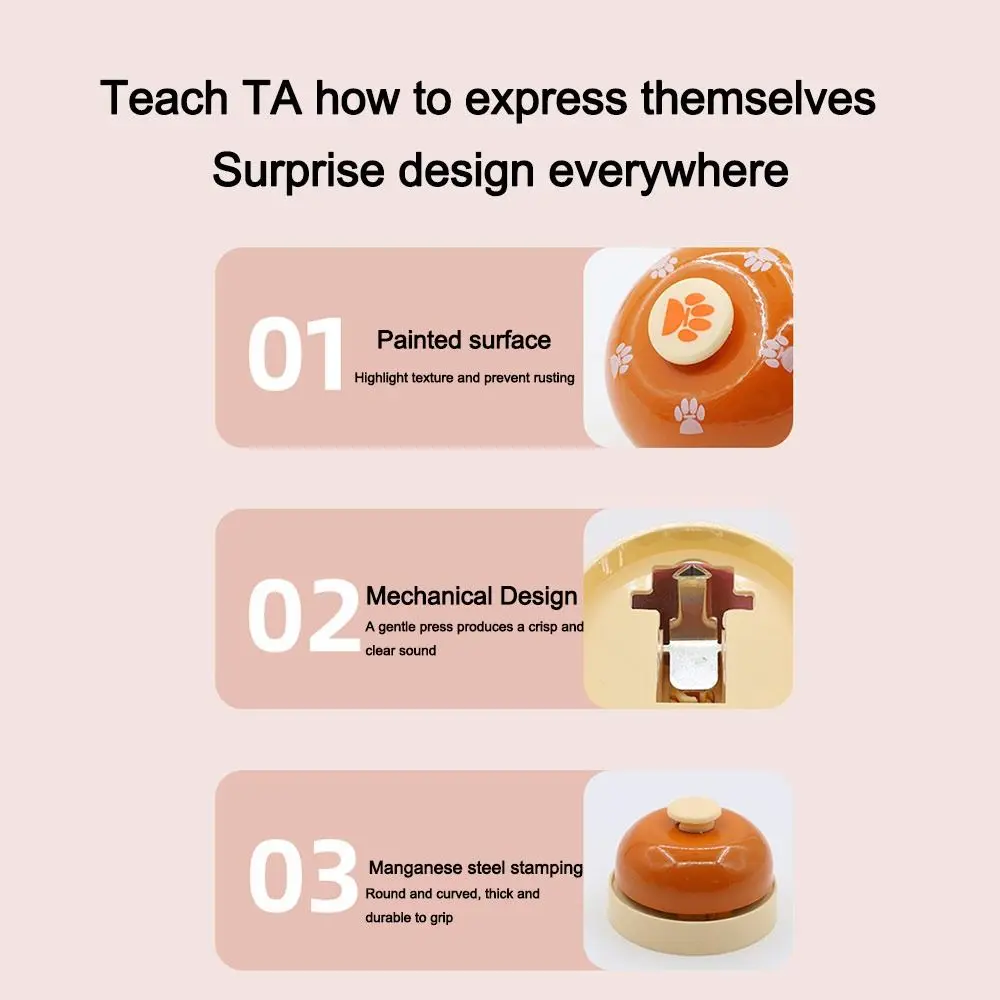 New Table Bell Call Bell Dining Bell Multi-Functional Table Order Bell Hand Press Summoning Bell Kitchen