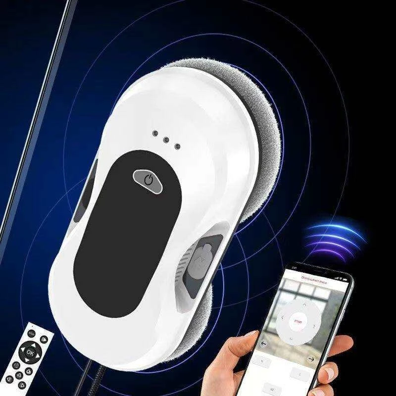 Window cleaning robot, fully automatic water spray, electric high-rise cleaning outer window artifact, glass cleaning robot