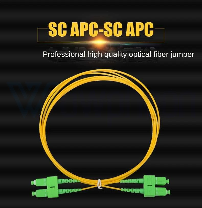 

SC/APC-SC/APC 1/2/3/5/10/15/20M 9/125um 3,0 мм одномодовый дуплексный оптоволоконный кабель, Соединительный шнур, 2-жильный оптический разъем под заказ