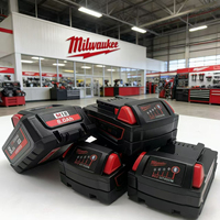 Milwaukee M18 18V 12Ah Battery 48-11-1860 Compatible with Impact Wrench Angle Grinder Cordless Drill Li-ion with LED Indicator