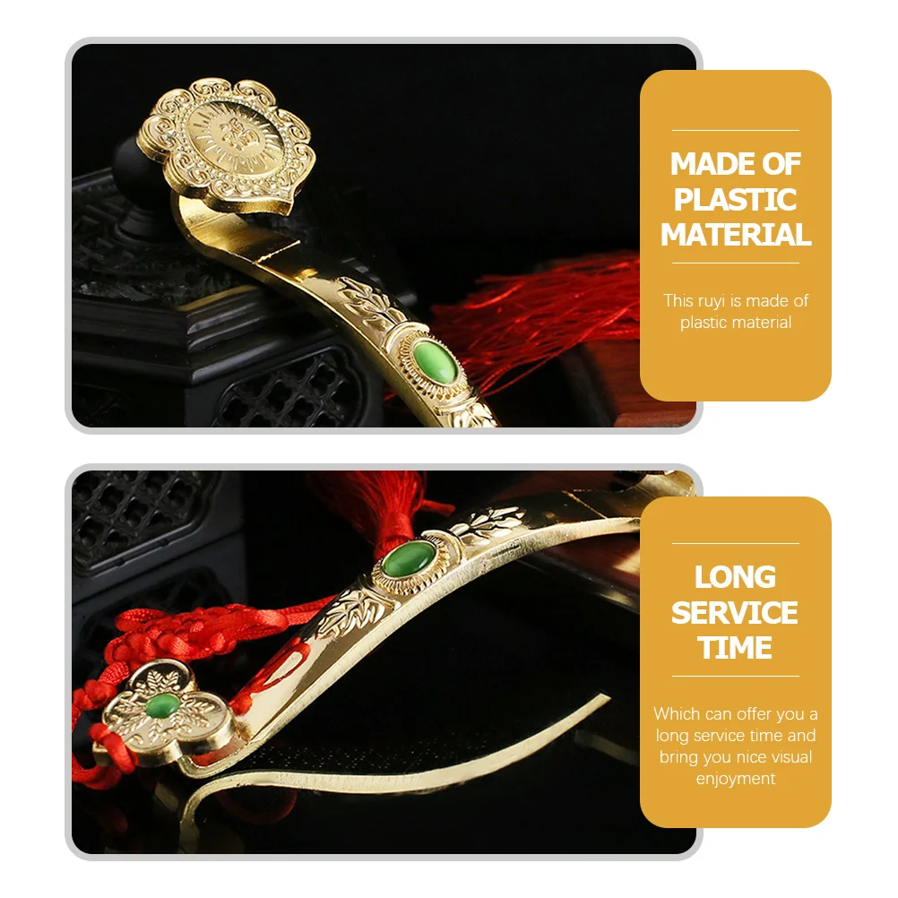 

Exquisite Ruyi Ornament for Desk Home Office Decor Chinese Style Lucky Charm Positive Decorative Art Piece