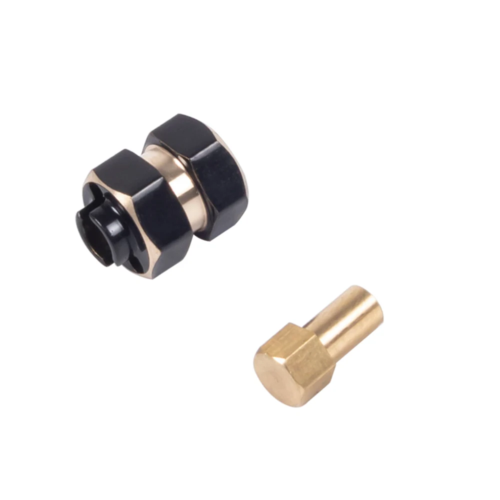 Brass Counterweight Steering Knuckles Wheel Hex for 1/24 RC Crawler Car Axial SCX24 Upgrade Parts view 6