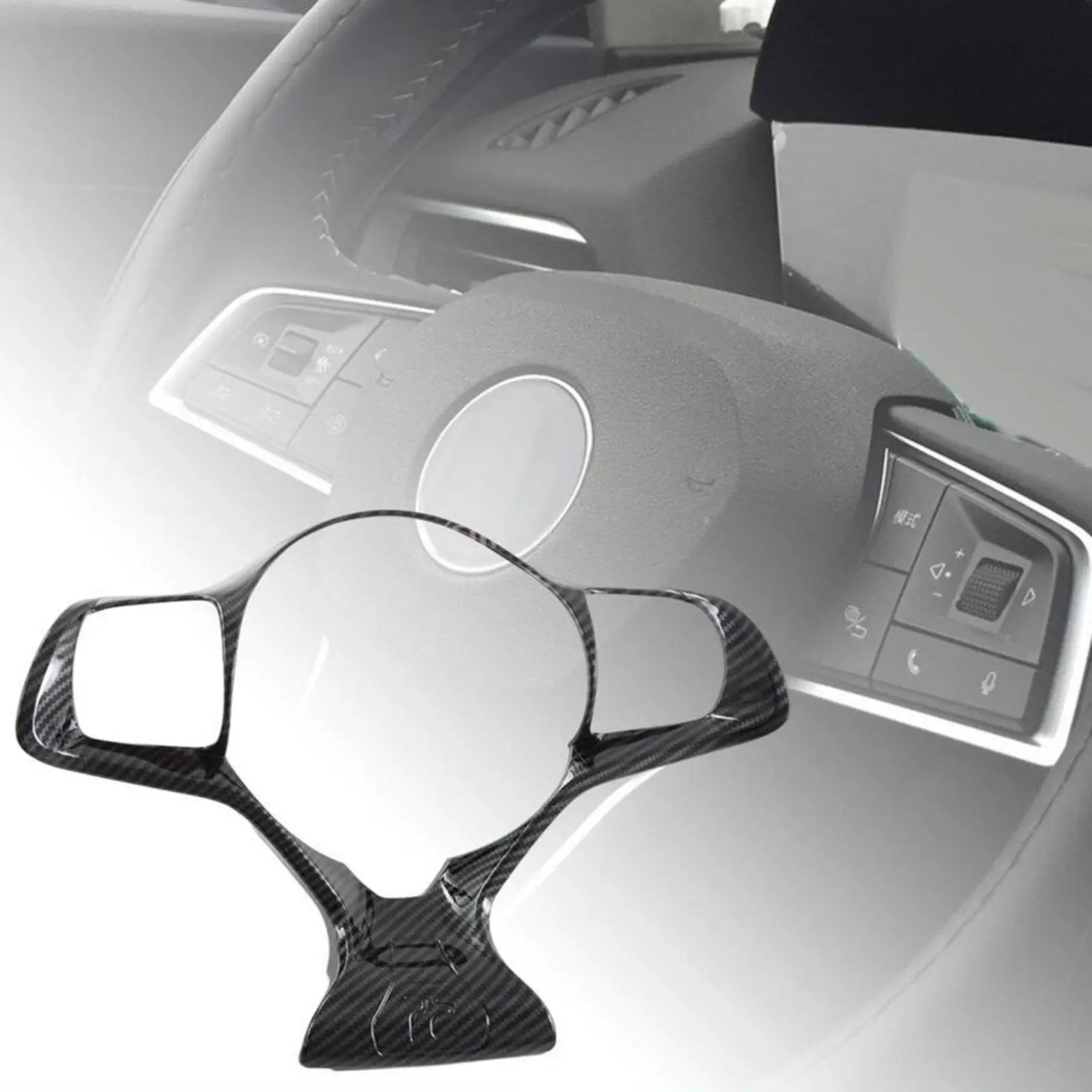 Car Steering Wheel Cover Frame Trim Interior for Byd Atto 3 Yuan Plus