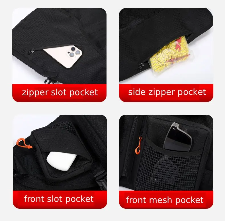 Outdoor-Camping-Kletter-Fahrrad-Rucksack-Sportweste Angeltasche Reisetasche Lauf-Workout-Rucksack Reittasche – Detail 9