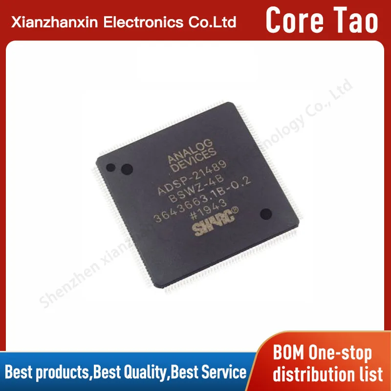 

1pcs/lot ADSP-21489BSWZ-4B ADSP-21489 LQFP176 New and original digital signal processor and controller