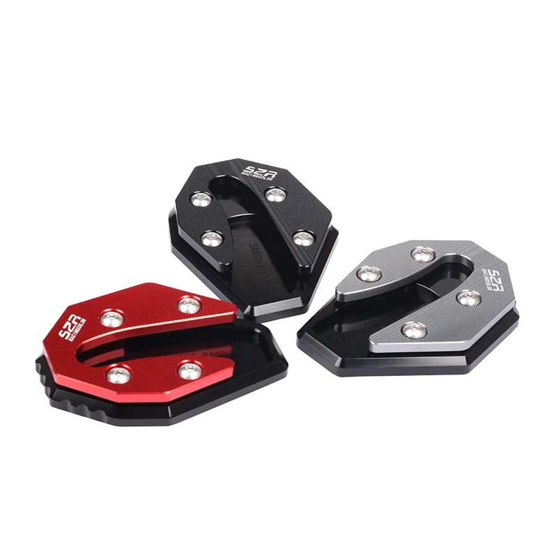 Motorcycle CNC Foot Side Stand Enlarge Extension Kickstand Pad Plate For Yamaha N-MAX 155 Nmax 155