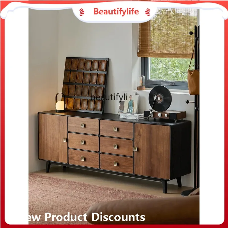 

A506 Североамериканский черный орех, боковой шкаф, ясень, прикроватная тумбочка, обеденный боковой шкаф, боковой шкаф для дивана