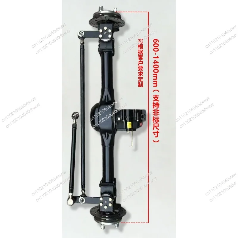 Electric Four-wheeler Steering Drive Front Axle Assembly Front Drive Axle Disc Brake Steering Axle Motor Gear Line Accessories