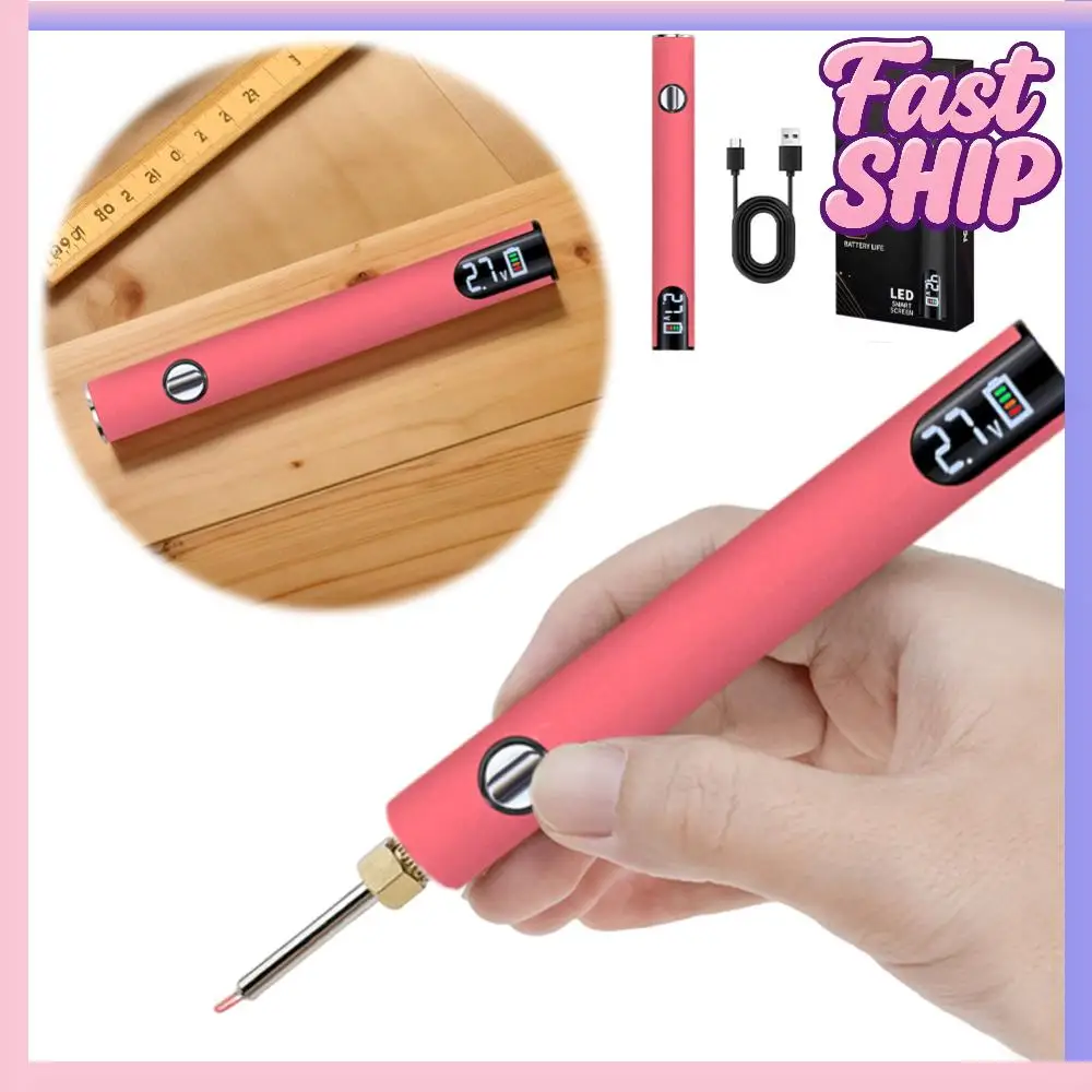 

510 Thread Battery Cart Pen Smart Soldering Iron(No Soldering Iron Tip)(Pink)