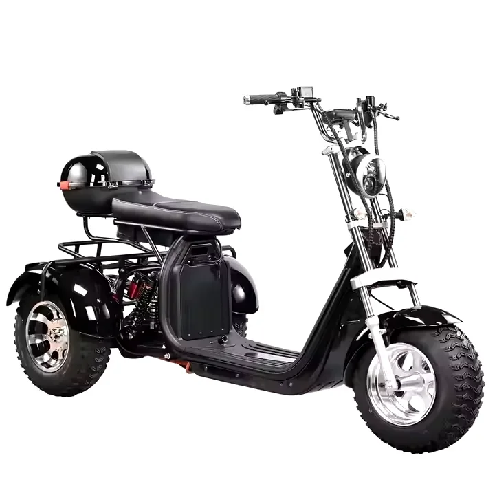 

New Adult Electric Tricycle Scooter Tricycle Motorcycle Moped Motorcycle Scooter 3 Wheels 2000 Watts Motor 60V20Ah New Spot