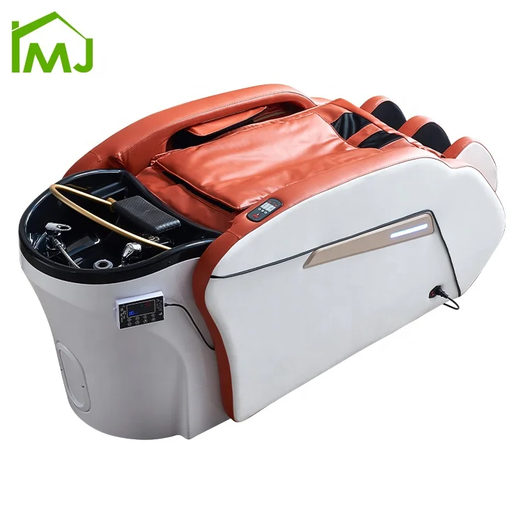 

Salon Electric Massage Hair Washing Table Water Circulation Head Spa Shampoo Bed