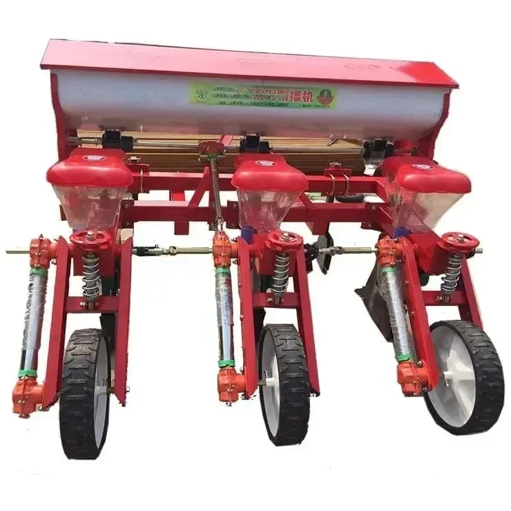 3 rows corn seeder maize