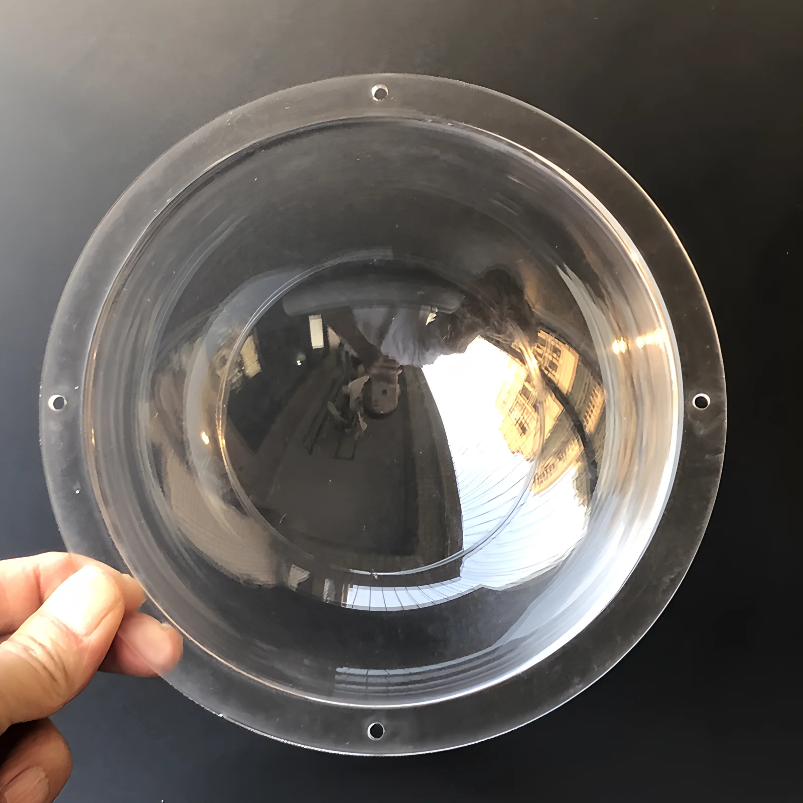 6-Polegada de diâmetro 150mm à prova dwaterproof água câmera segurança capa protetora acrílico claro cúpula escudo clareza óptica hemisfério lente boné