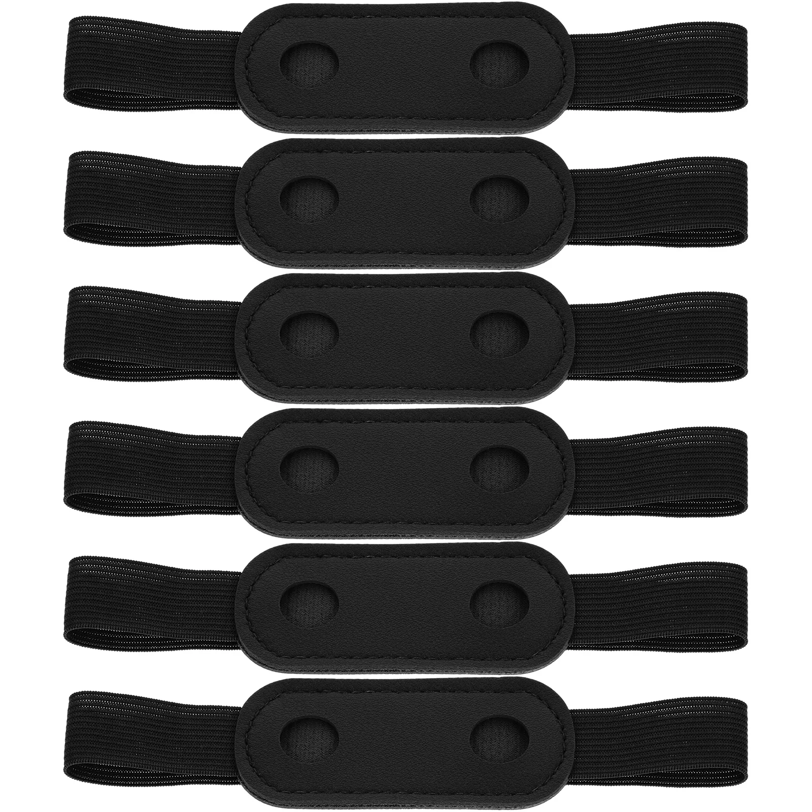 6 قطع من حافظة القلم للكمبيوتر المحمول مع شريط مطاطي من البولي يوريثان لحافظة منظم أدوات الكتابة اللوحية ومخطط المجلات #2