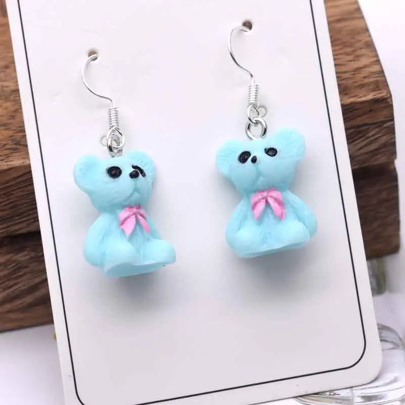 Fashion Korean Minimalist Cute Silica Gel Little Lemon Yellow Duck Earring For Temperament Girls Gift Earrings Jewelry