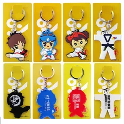 Key Chain Martial Arts Taekwondo Keychain 19 Different Models 1 Pack 8 Pcs