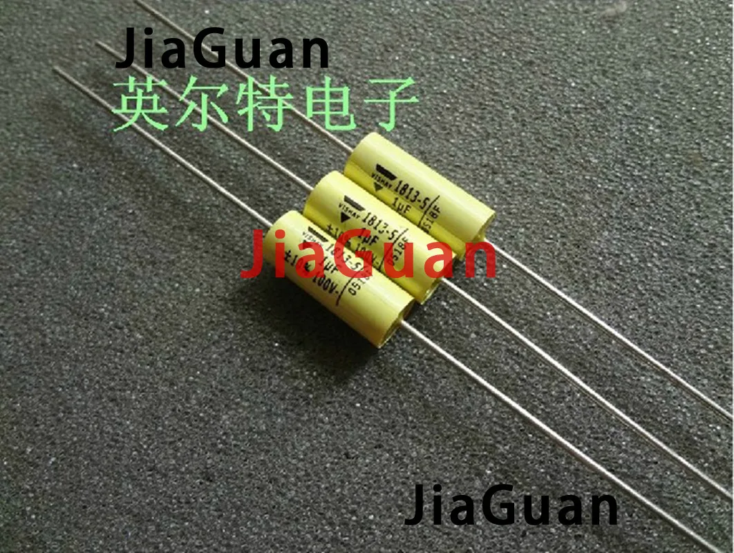 20PCS NEW VISHAY MKT1813 1UF 100V 10% 7X18MM axial film capacitor 105/100V HiFi audio ERO 1813 100V1UF 105