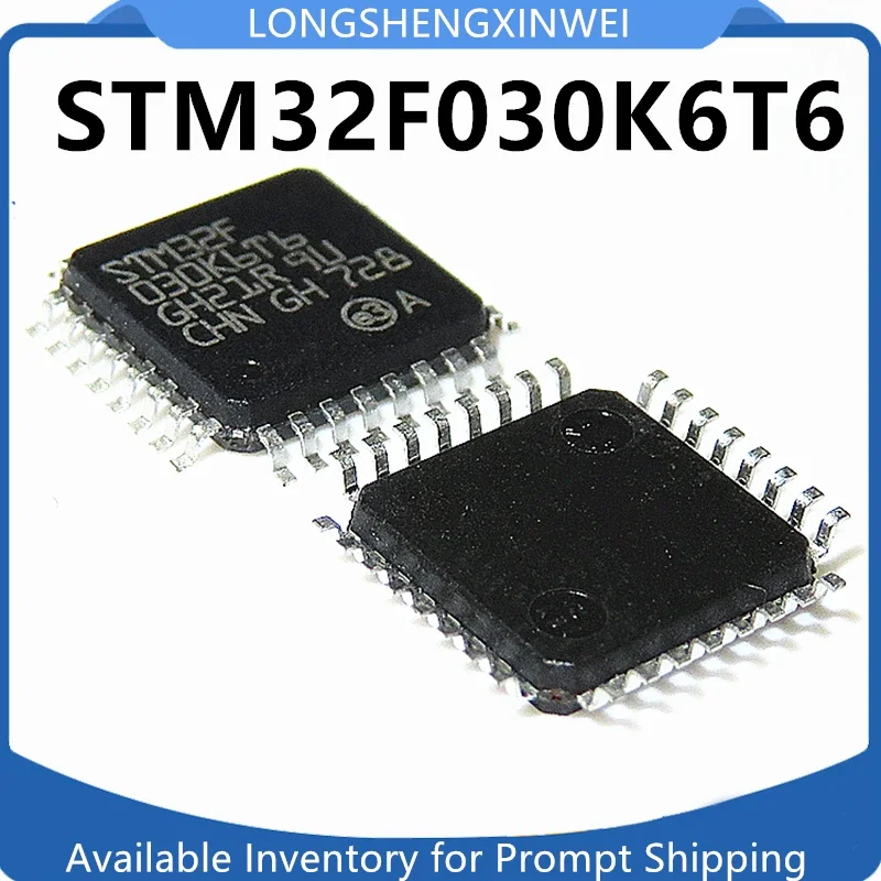 1PCS New  STM32F030K6T6 32F030K6T6 Original LQFP32 32-bit ARM Microcontroller Chip in Stock