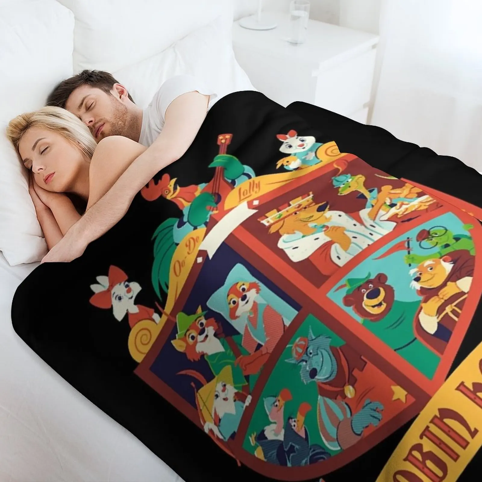 روبن هود تي شيرت رمي البطانيات والرمي أنيمي أريكة سرير البطانيات الجميلة #4