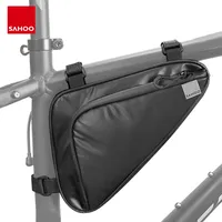 Sahoo 122065 TRAVEL Series Bicycle Frame Corner Bag MTB Road Cross Rail Beam Upper Tube Triangle Pouch