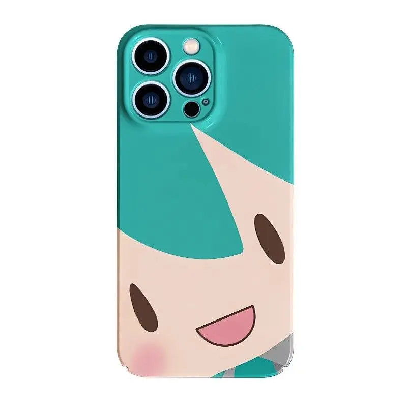 Anime H-Hatsune Mikus New Phone Case for iPhone 16 15 14 13 12 11 Pro Max XS XR XSMax 6 7 8 Plus Glossy HD Hard PC Cover