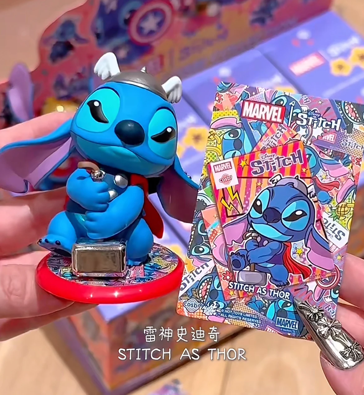 Marvel Stitch Mini Blind Box Trendy Desktop Ornament Play