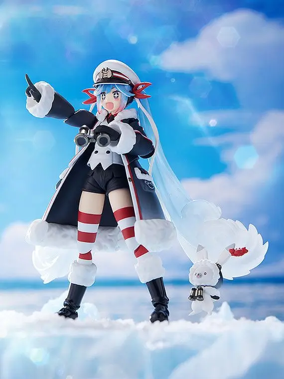 

Judai Original MF Figma EX-066 VOCALOID Hatsune Miku Snow Grand Voyage Movable PVC Action Figure Model Doll Toys