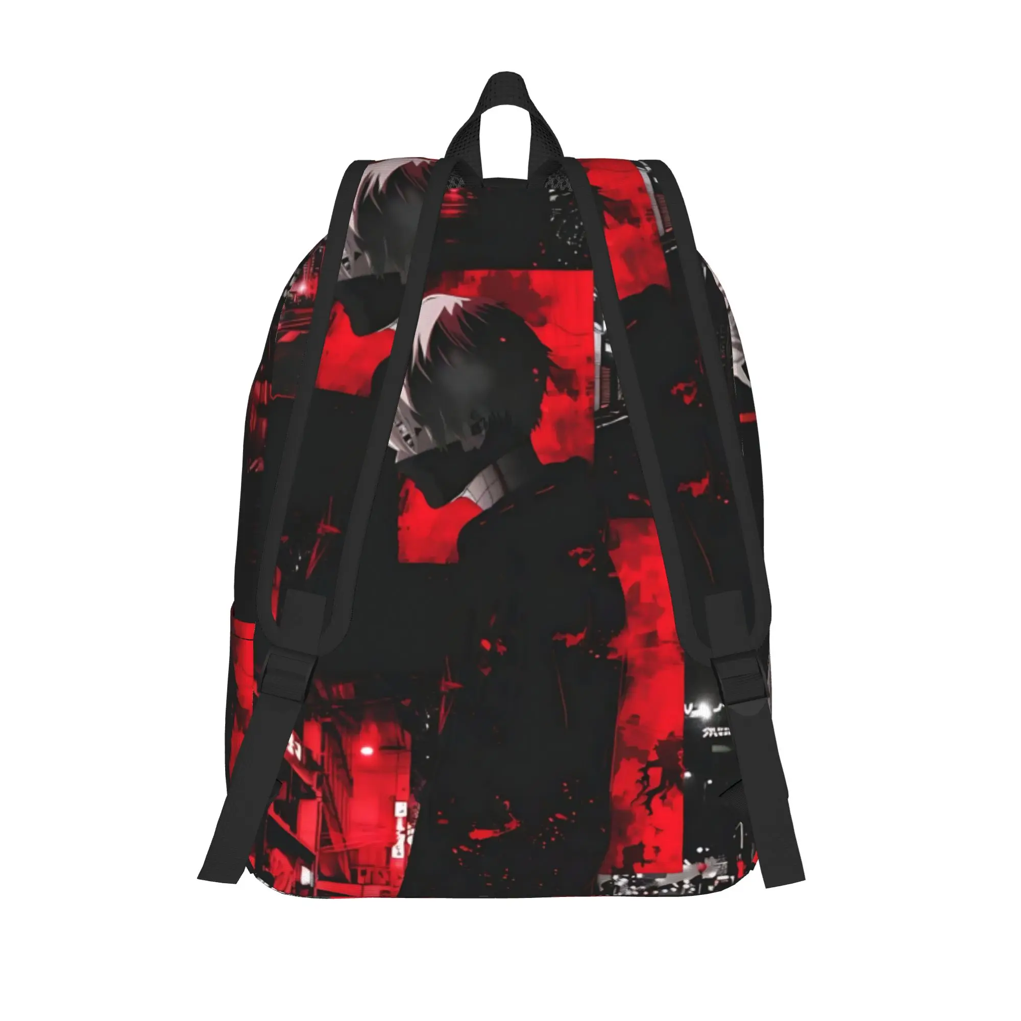 Fashion Halloween Tokyo Ghoul Kaneki Backpack  Mochilas High Street High School Large Capacity Rucksack