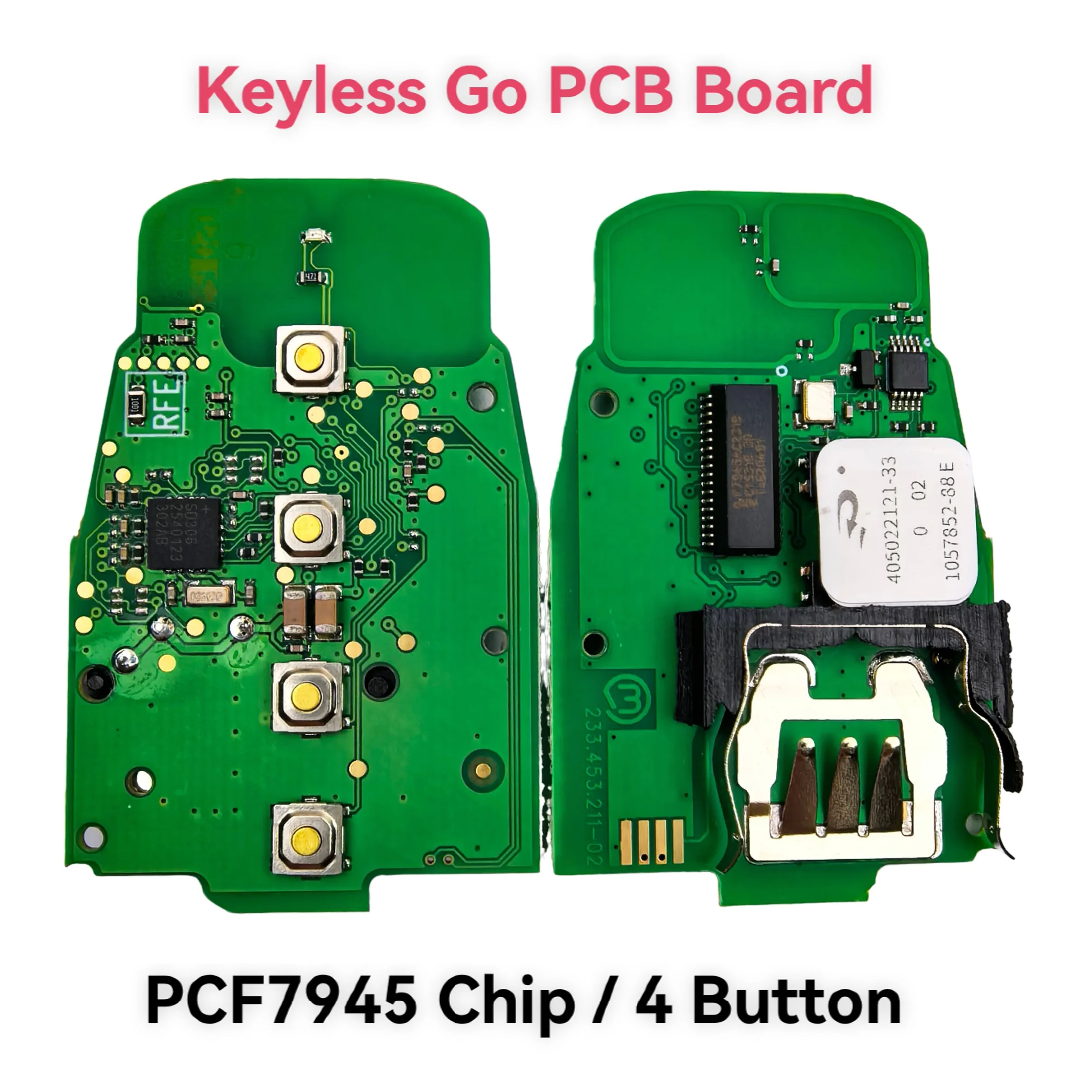 Jingxin Smart Remote Key Schaltkreisplatine Keyless Go 3/4 Tasten 315/433/868MHZ 8T0 959 754J für Audi Q5 A4L A5 A6 A7 A8 RS4 RS5 S4 S5 – Detail 1