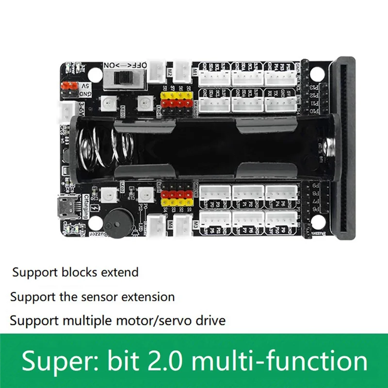 For Expansion Board BBC Motor Servo Development Driver Board for Python Programming Microbit Sensor