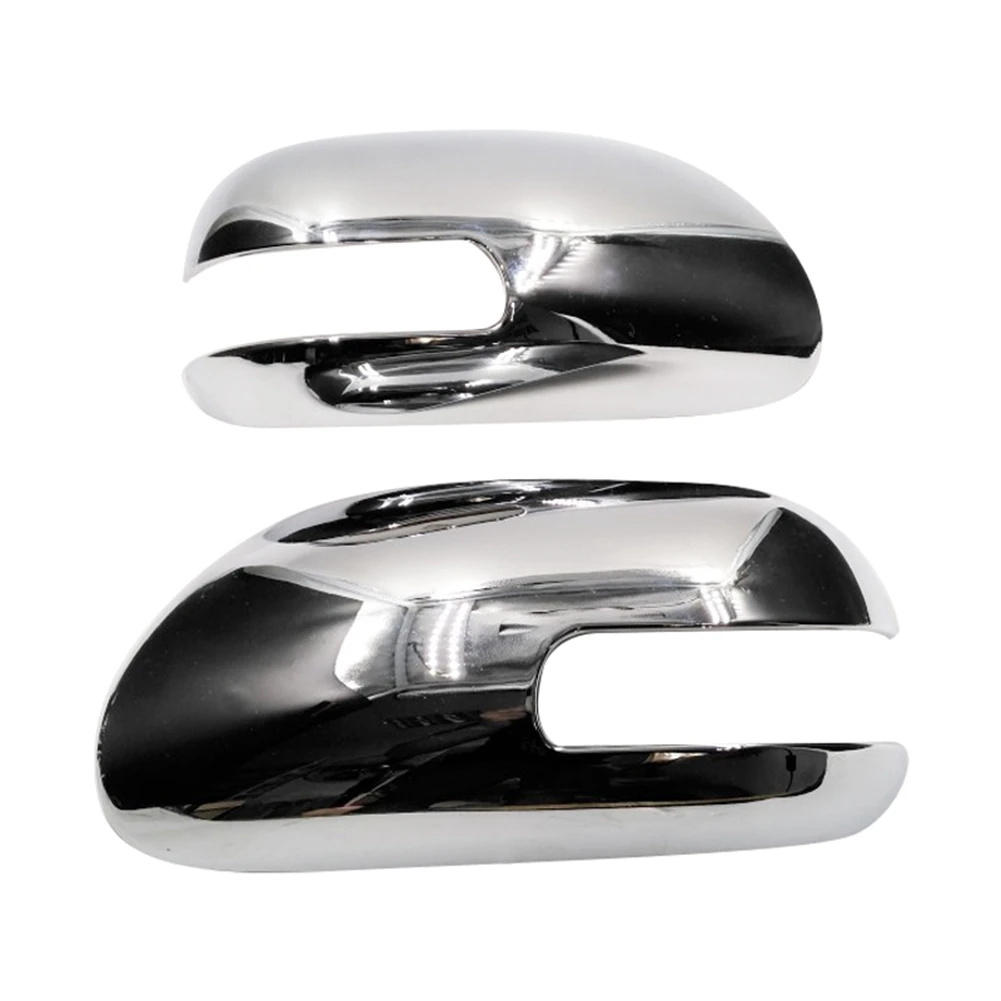 1 Pair ABS Chrome Rearview Side Mirror Case Housing Cover for TOYOTA VIOS 2008-2013 Aurion Camry Asian Model