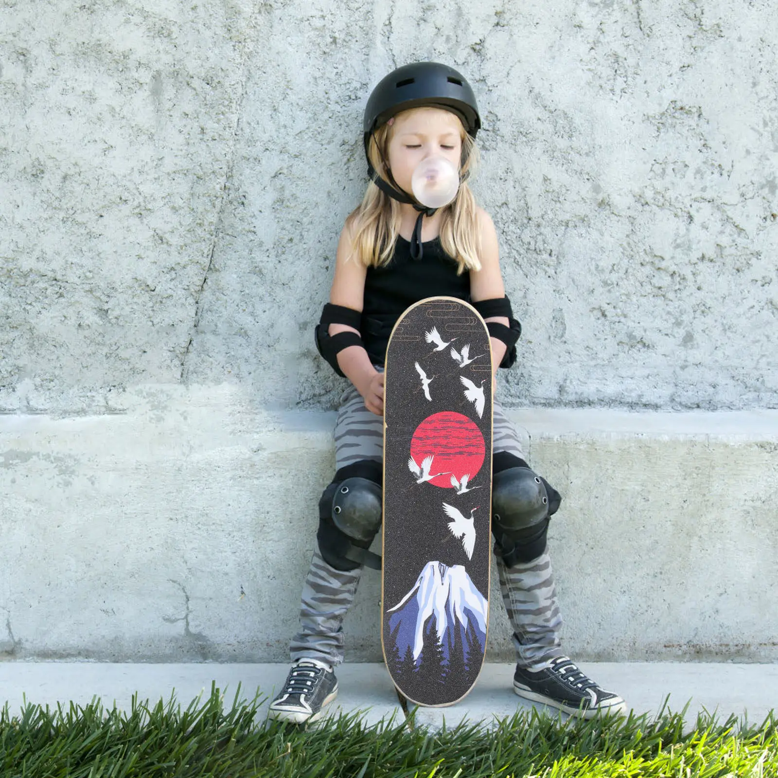 

Anti Slip Home Scooter Sticker Sticker Waterproof Sandpaper Tape for Longboard Deck Decorative Durability
