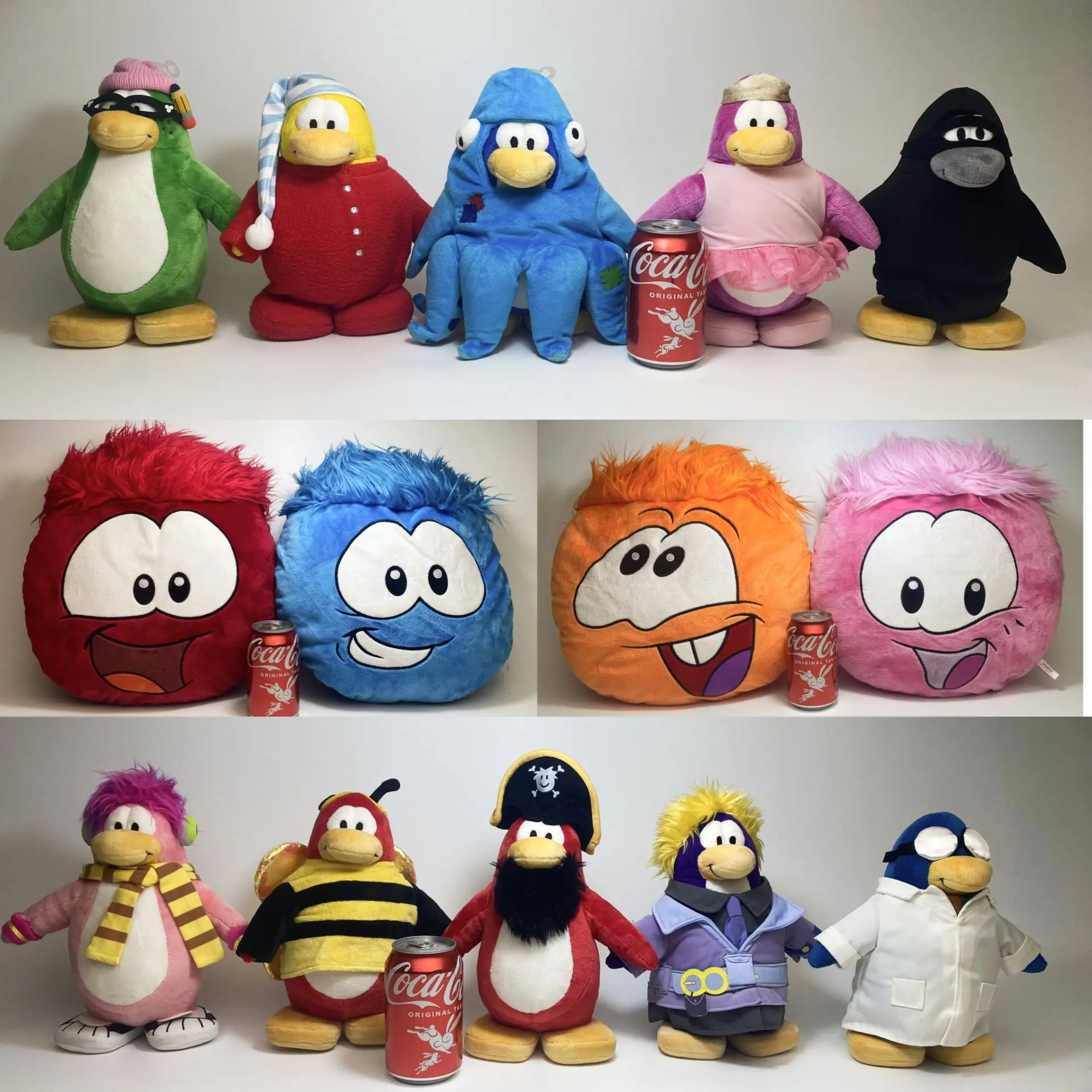 Rare extra large size Limited edition cute Club Penguin Plush doll Kids Stuffed Animals baby Toys Children Christmas Gifts