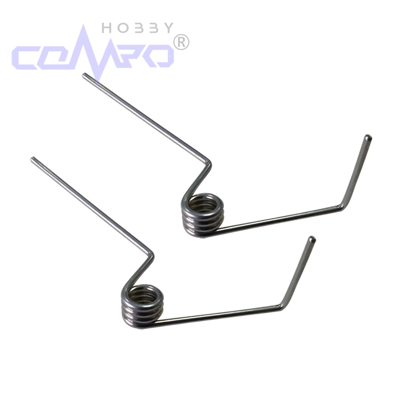 Support de roue arrière D2 mm, 5 pièces, ressort/D4mm de longueur 145mm, tige à ressorts métalliques, roue avant de train d'atterrissage pour pièces de modèle d'avion RC