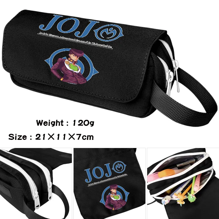 JoJo Bizarre Adventure Killer Queen Cartoon Pencil Cases Student School Stationary Pen Bags Makeup Cosmetic Bags