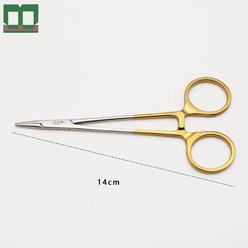 Needle holder 14cm surgical operating instrument stainless steel needle forceps medical surgical tool