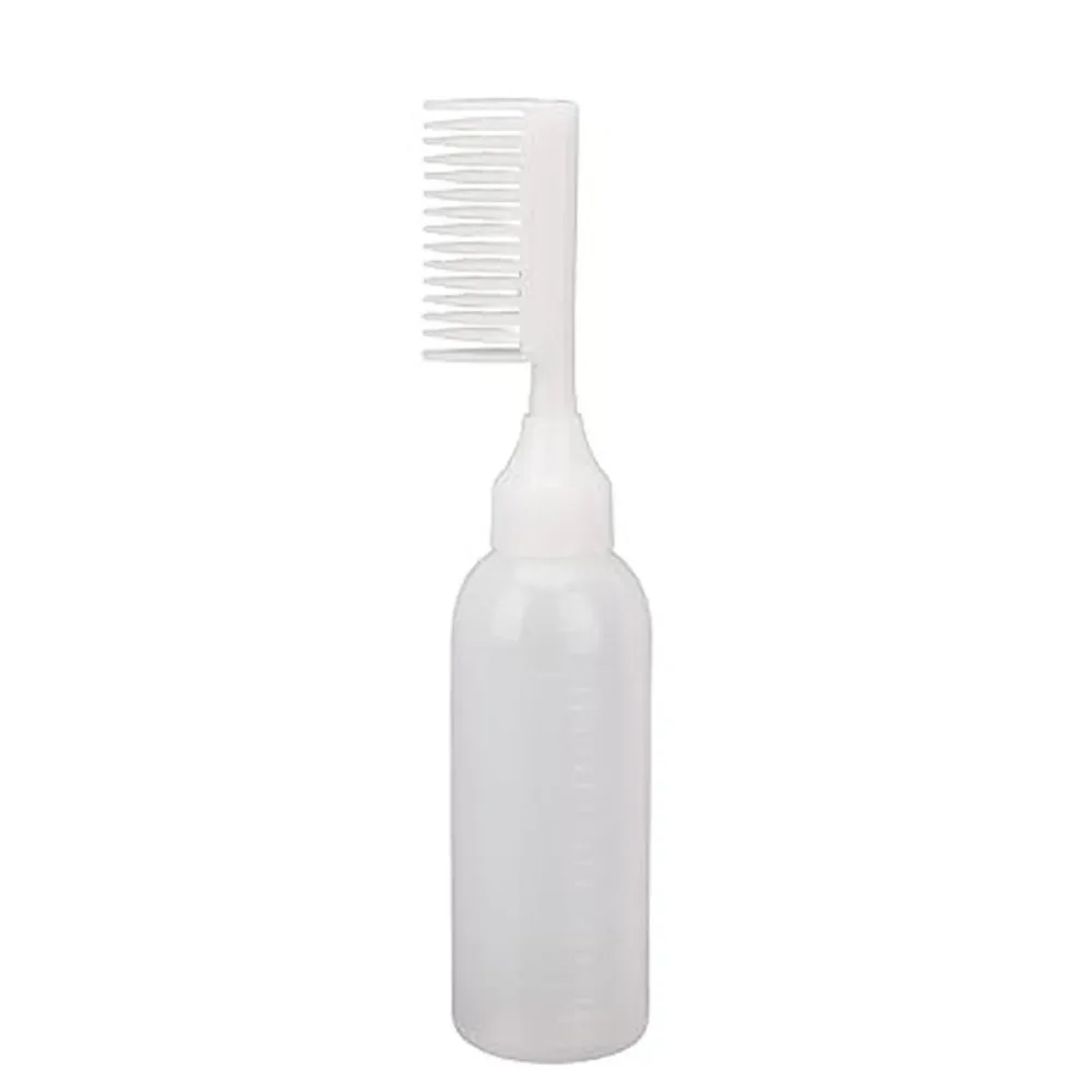 

Gifts Refillable Hair Dye Bottle with Comb Shampoo Brush Hair Dye Styling Tools Large Capacity Salon Shampoo Bottle