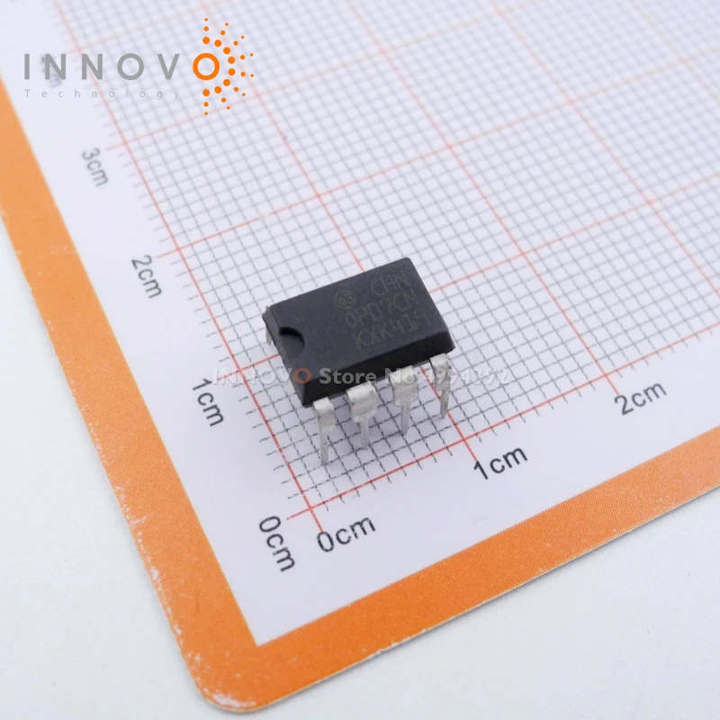 10 PÇS/LOTE OP07CN IC OPAMP GP 1 CIRCUITO 8DIP