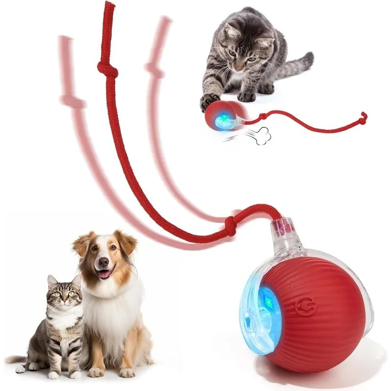 Intelligent Obstacle Avoidance Pet Dog Toys Intelligent Interactive Cat Ball Long-Lasting and Durable Easy to Clean