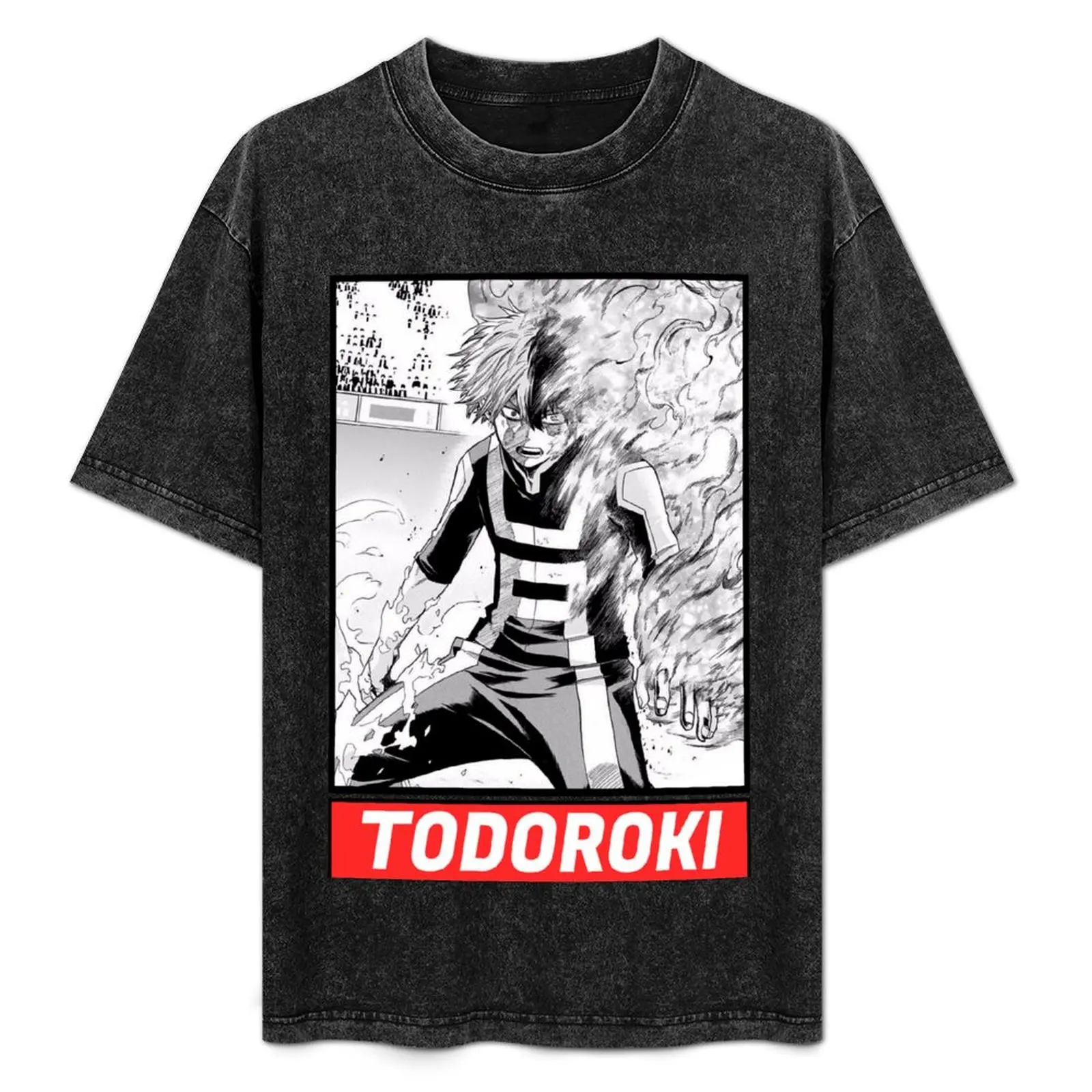 

Shoto Todoroki (Boku no Hero) T-Shirt anime clothes vintage anime shirt shirts graphic tees men t shirts