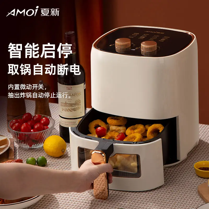 Air fryer new visual household intelligent multifunctional large capacity fully automatic electric oven integrated air fryer