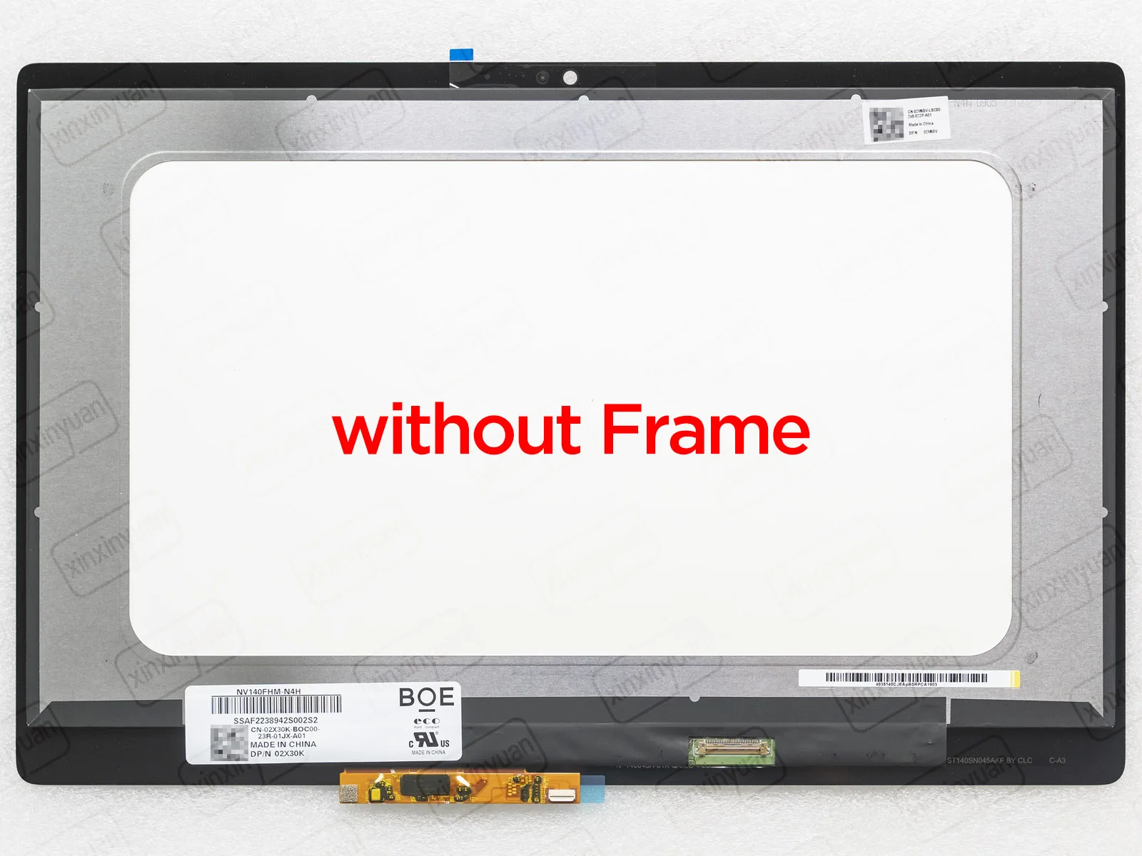 Imagem -02 - Laptop Lcd Touch Screen Digitizer Assembly Substituição do Painel de Exibição Dell Inspiron 14 5482 5485 5491 P93g P93g001 14.0 2in 1