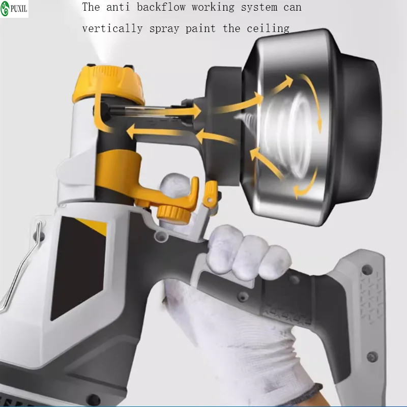 Electric Spray Gun High Power 1200W Art Emulsion Paint Spraying Machine Paint Wall Spray Machine