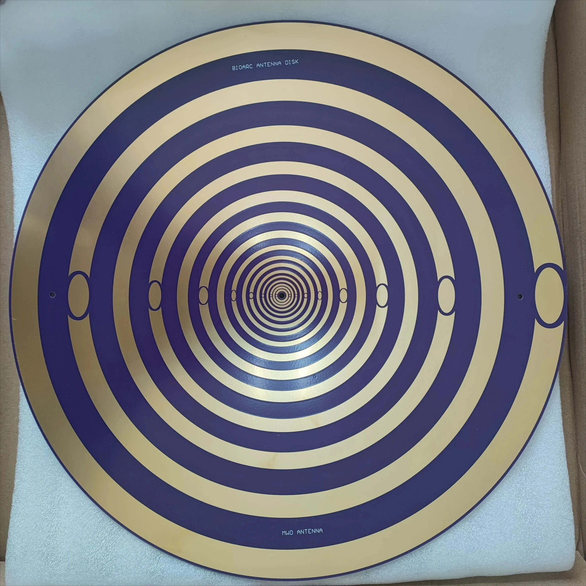Polarizing disc double-sided 12 inch 30cm 1 MWO optical disc multi wave oscillator antenna ornament