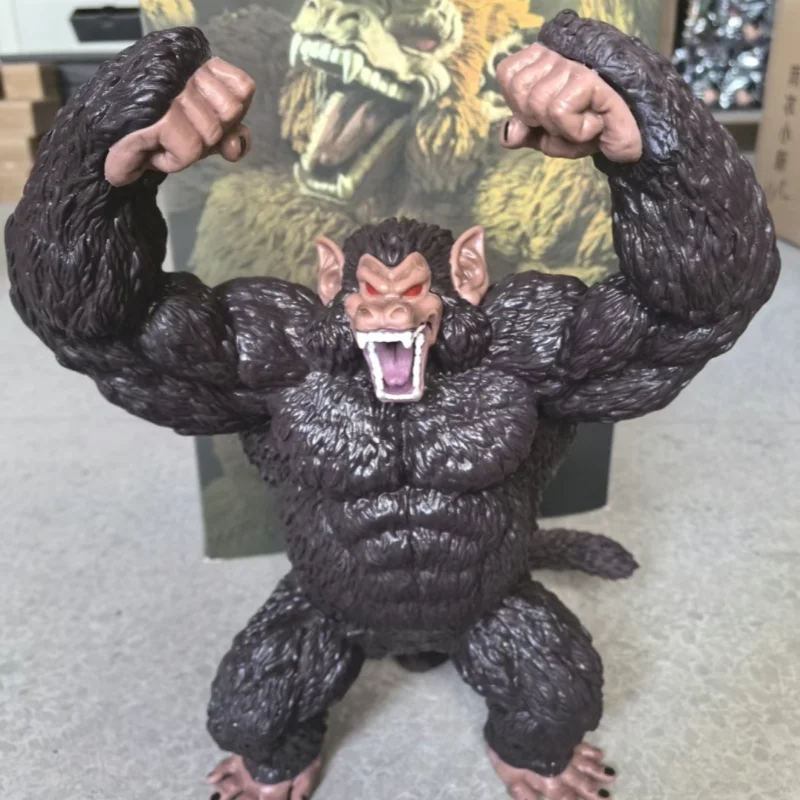 Gk لعبة دراغون بول بيبي العملاق القرد الغوريلا بولي كلوريد الفينيل تمثال الشكل سوبر الحجم تمثال جمع حلية نموذج أنيمي الطرفية الصبي هدية