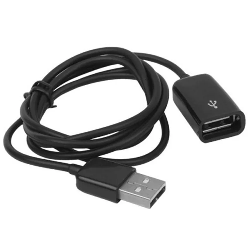 USB 2.0 수-암 나선형 코일 어댑터 케이블, 충전용 텔레스코픽 익스텐션 와이어 코드, 100cm, 2m, 2Ft 용수철