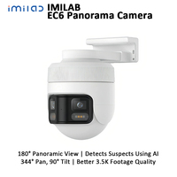 IMILAB EC6 Panorama 3.5K WiFi Spotlight Camera 180° Utra Widely View Security Camera Outdoor Surveillance Cam Motion Detection